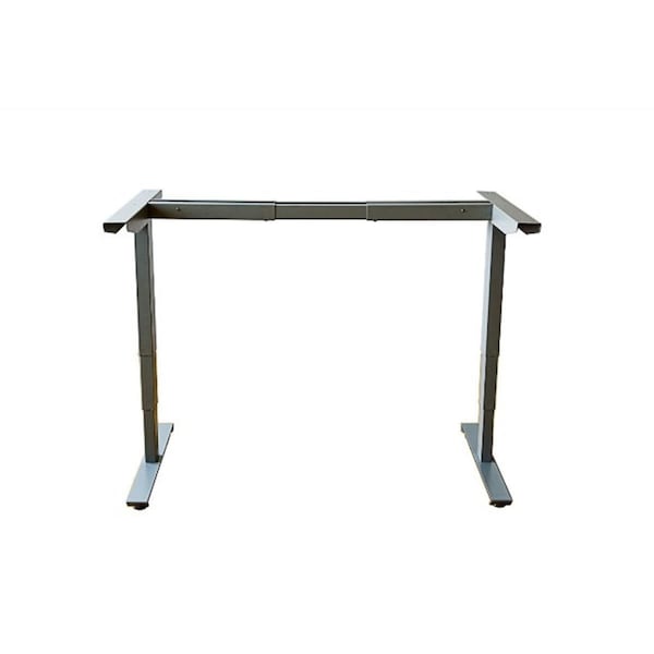 Templeton Electric Height Adjustable Desk Dual Motor with 4 Pre Set Features & LED Height Screen, Gray - TE625557