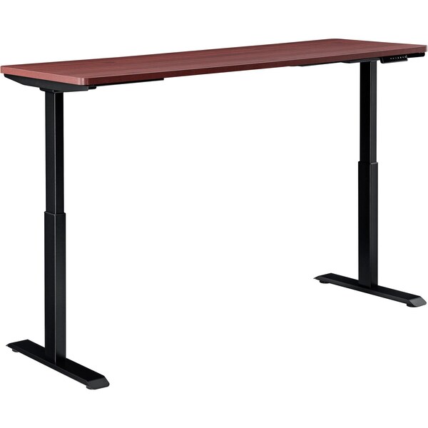Interion By Global Industrial Sit Stand Desk, 30 in D X 28 to 46 in H, 72 in W X - 695781MH