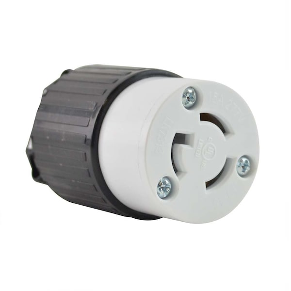 Receptáculo eléctrico de bloqueo de giro eléctrico Superior 3P 15A 277V - NEMA L7-15C - YGA031F