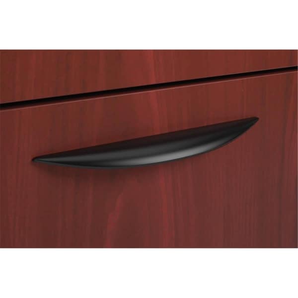 Fine-Line 6.8 x 0.9 x 0.5 in. Series Laminate Desk Classic Pull - Black - FI530476
