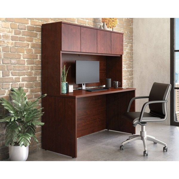 Officeworks By Sauder Affirm 60 in. Desk & 60 in. Hutch Cc Ste A2 - 431802