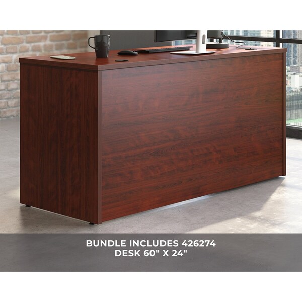 Officeworks By Sauder Affirm 60 in. Desk & 60 in. Hutch Cc Ste A2 - 431802
