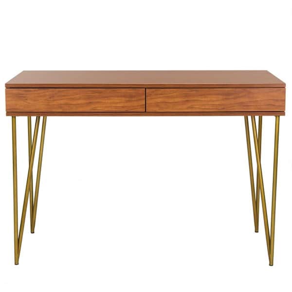 Safavieh 29.5 x 19.7 x 43.3 in. Pine Two Drawer Desk, Natural - FOX2238A