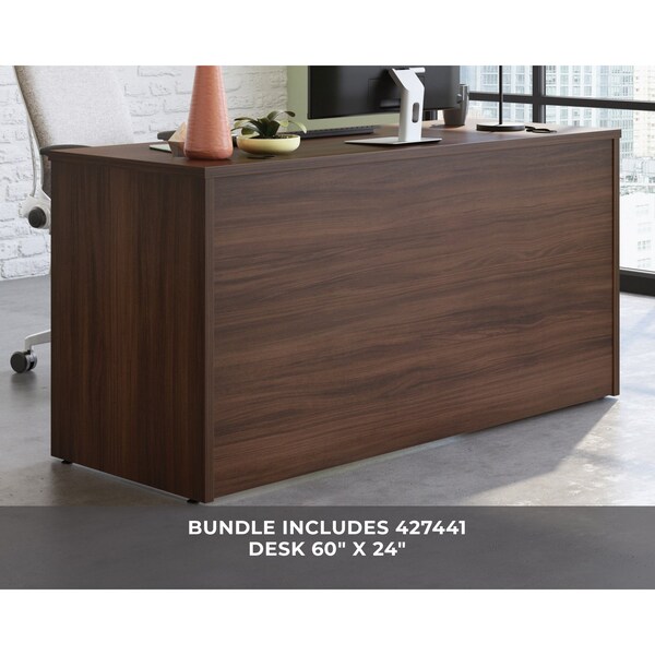 Officeworks By Sauder Affirm 60 in. Desk & 2 Drwr Ped Ne Ste A2 - 431845