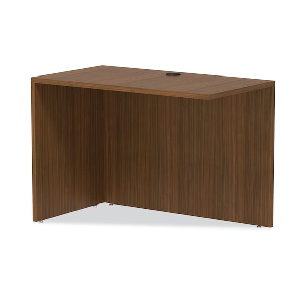 Alera Desk Shell Valencia Reversible Return/Bridge Shell, 23.63 in D X 29.5" H, 42" W X Modern Walnut - VA354224WA