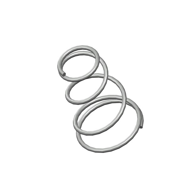 Approved Vendor Taper Spring, Lo= 0.406 , So= 0.25 , W= 0.025 - G709989474