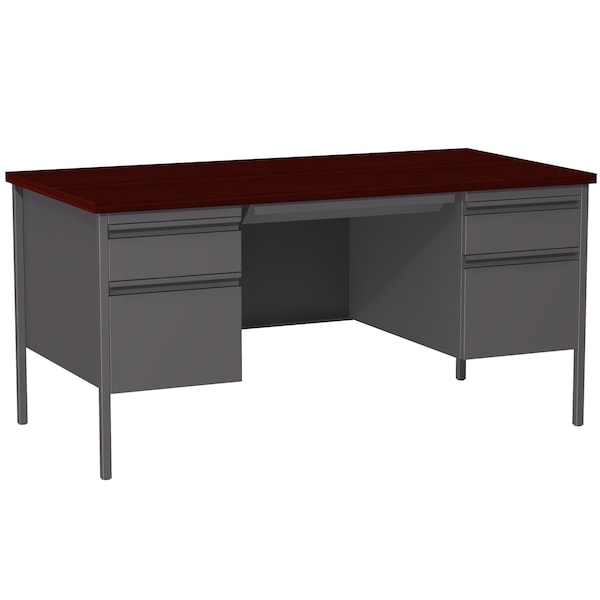 Hirsh Industries Rectangular Office Desk, 30 in D X 29 1/2 in H, 60 in W X - 20102