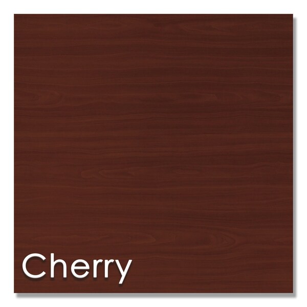 Linea Italia L Shaped Desk Desks, 59.13 in D X 29.5" H, 59.13" W X Steel, Cherry - LITTR737CH