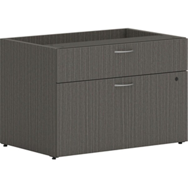 Seatsolutions 30 x 20 x 21 in. 2 x Drawers Credenza & Personal Mod Desk Component - Slate Teak Laminate - SE2487853