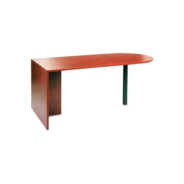 Alera Alera D-Top Desk Peninsula - 72"W x 36"D x 29-1/2"H - Medium Cherry - Valencia Series - ALEVA277236MC