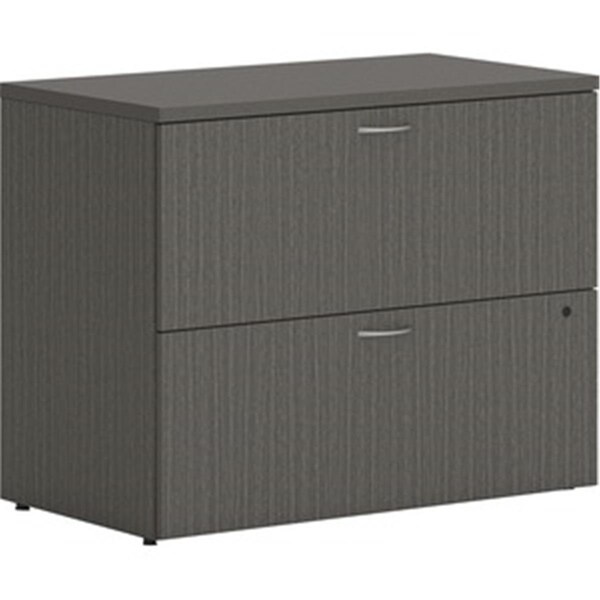 Seatsolutions 36 x 20 x 29 in. 2 x File Drawers Lateral Mod Desk Component - Slate Teak Laminate - SE2490607