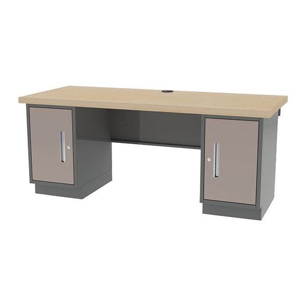 Greene Manufacturing Pre Engineered Work Stations Work Station, 6 ft. Lab Height, 30" D X 35-3/4" H, 72" W X Hardwood - DTL-6JJ