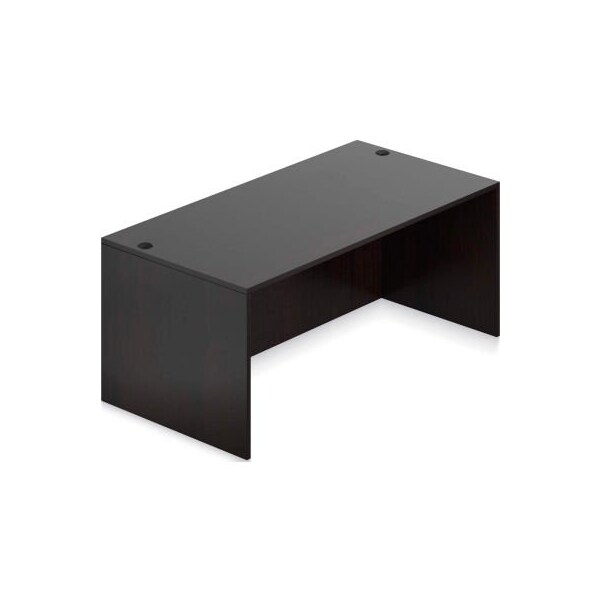 Gec Offices To Go Desk Shell - 71" x 36" - Espresso - SL7136DS-AEL