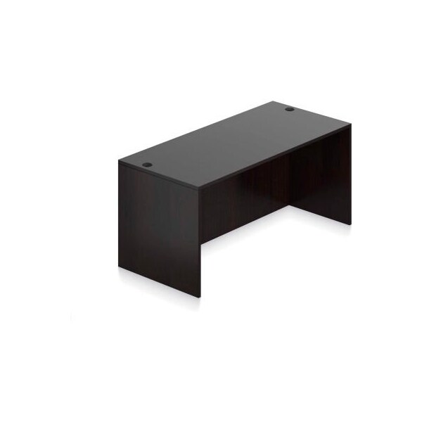 Gec Offices To Go Desk Shell - 66" x 30" - Espresso - SL6630DS-AEL