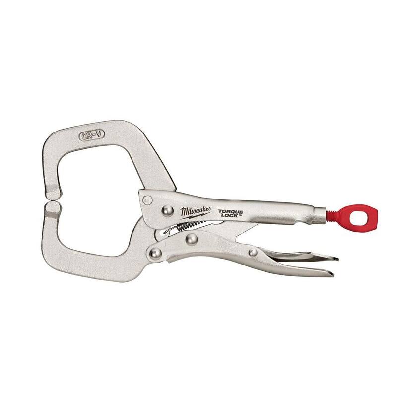 Milwaukee 6 pulgadas Llave de Torque con Bloqueo de Abrazadera en C con mordazas regulares - 48-22-3532