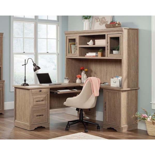 Sauder Rollingwood L Desk Hutch Ste Bo A3 - 443703
