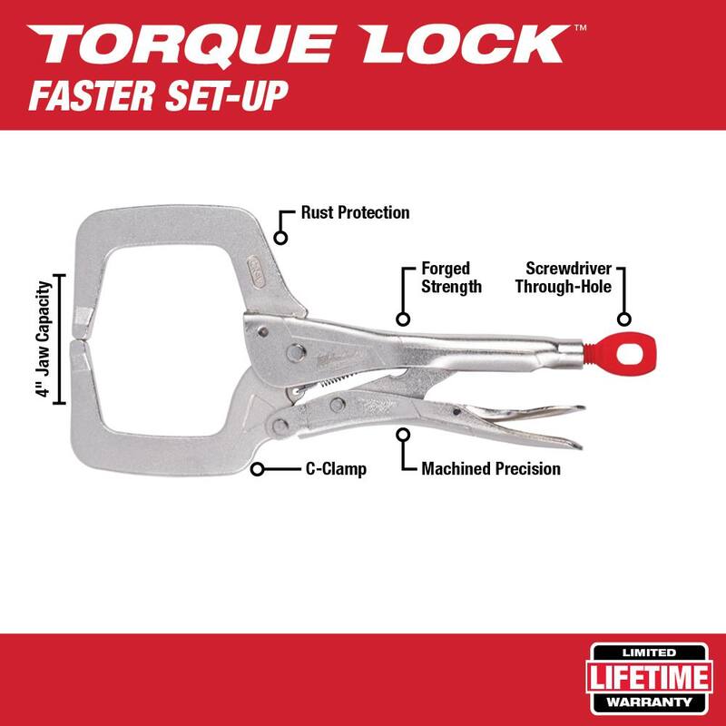 Juego de Pinzas Bloqueables Milwaukee Torque Lock (10 piezas) - 48-22-3690