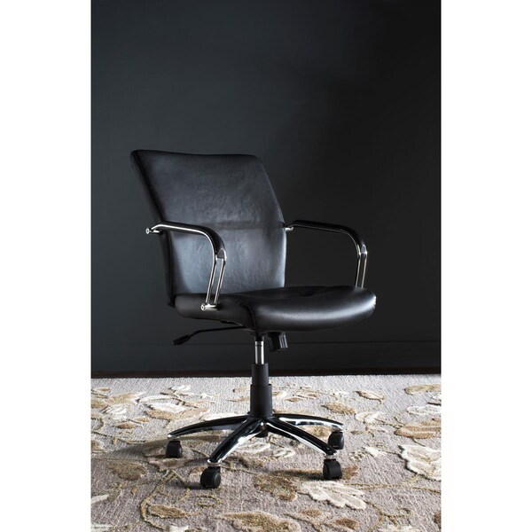 Safavieh Lysette Desk Chair, Black - FOX8500B