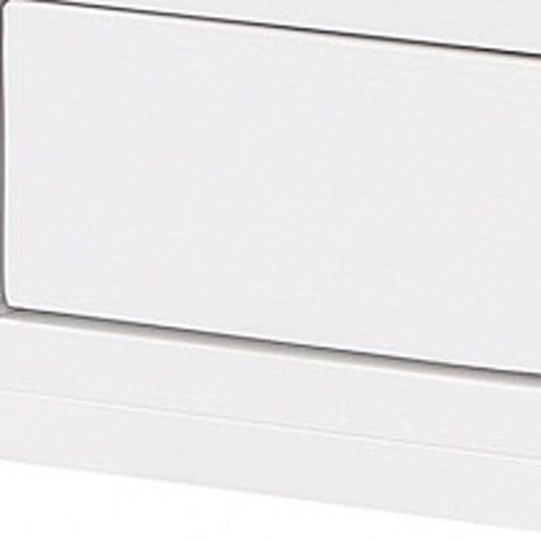 Homeroots 30.5 x 40 x 22 in. Modern Glossy White Desk - 389450