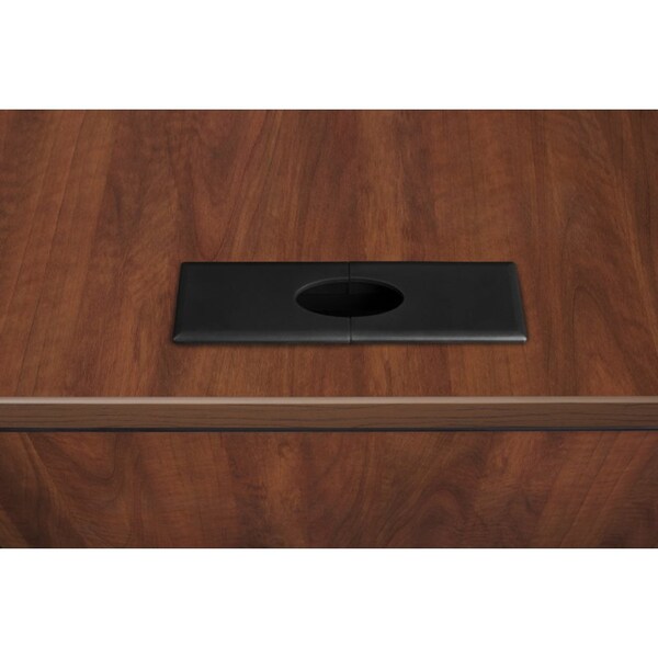 Regency Pedestal Desk Legacy 71" Single Pedestal U-Desk, Cherry, Cherry - LUDSP7135CH