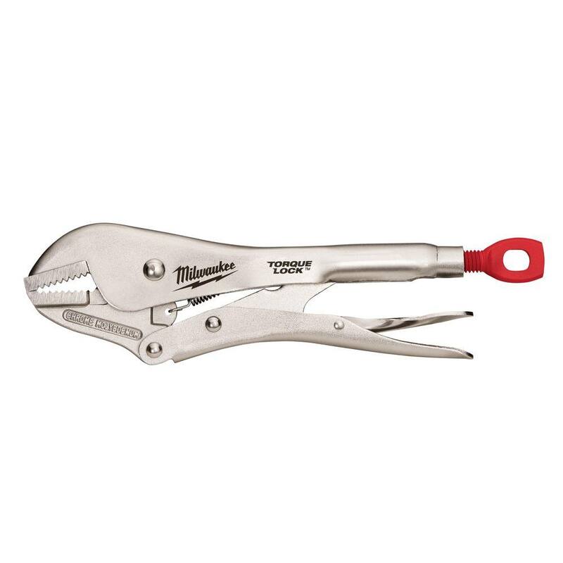 Milwaukee 10 pulgadas Torque Lock Pinzas de Bloqueo de Mandíbula Recta - 48-22-3510