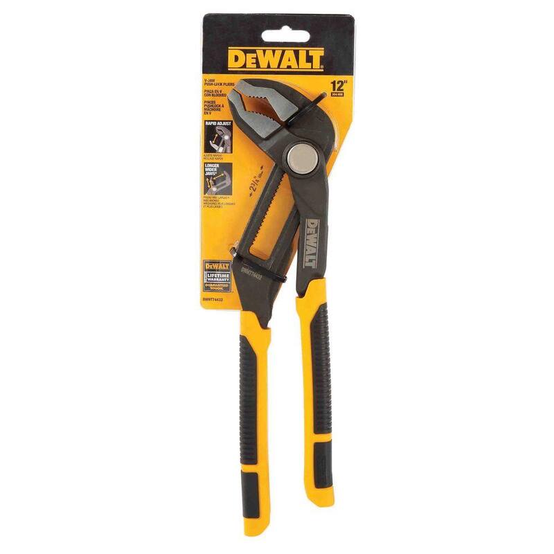 Pinza DEWALT de bloqueo con mandíbula en V de 12 pulgadas - DWHT74432