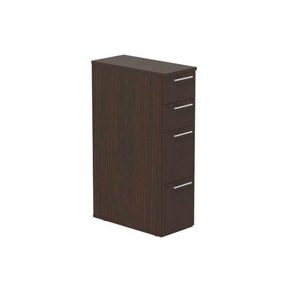 Safco Pedestal Desk Skinny Pedestal, Tall, 23 in D X 38-1/2 in H, 10.8 in W X Medium Density Fiberboard - ABSPTLDC