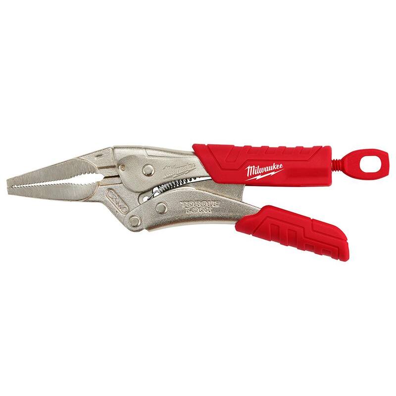 Milwaukee 6 pulgadas Torque Lock Pinzas de Aguja Largas con Bloqueo y Agarre Duradero - 48-22-3406