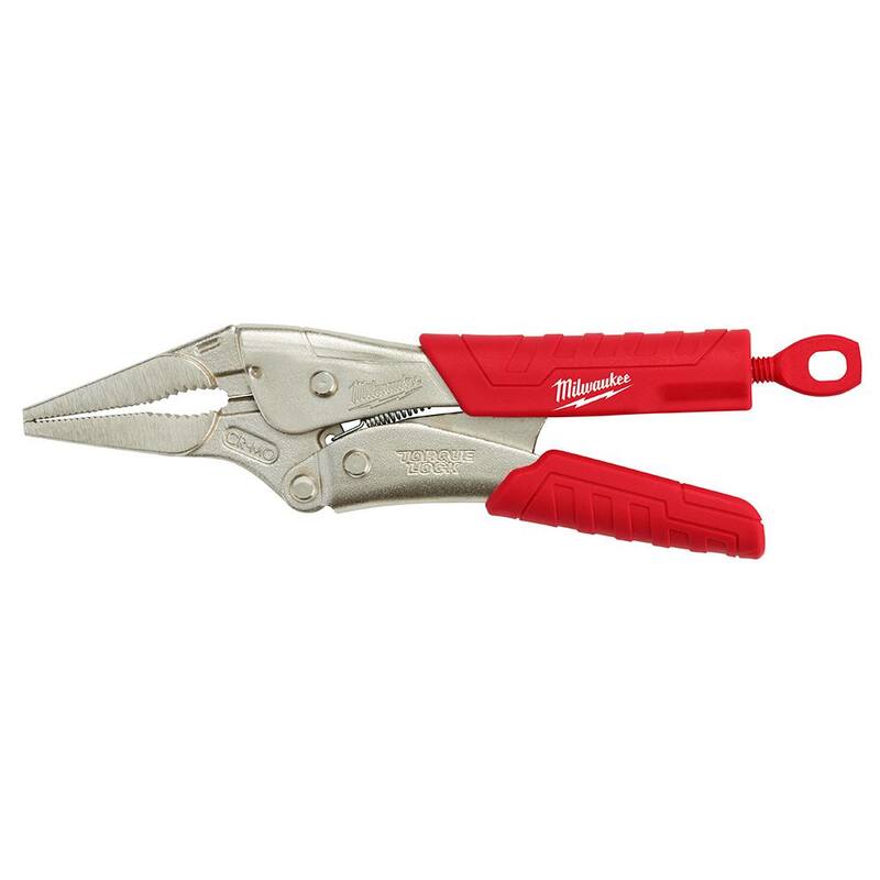 Milwaukee 9 pulgadas Torque Lock Pinza de nariz larga con bloqueo y agarre duradero - 48-22-3409