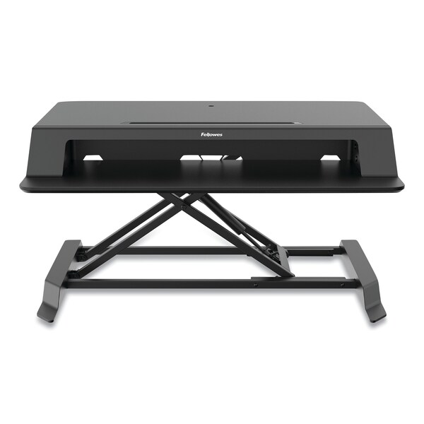 Fellowes Desks, 28.38 in D X 7.62" H, 34.38" W X Black - 8215001