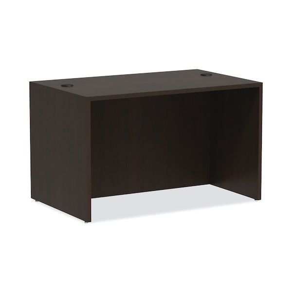 Alera Straight Front Desk Desk Shell, 47.25x29.5", Espresso, 29-1/2" D X 29-1/2" H, 47-1/4" W X Espresso - VA214830ES