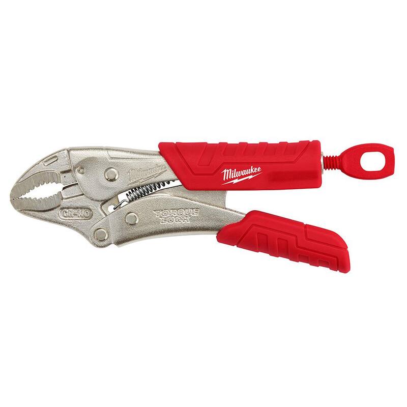 Pinzas de Bloqueo con Dientes Curvos de 5 pulgadas Milwaukee con Agarre Duradero - 48-22-3405