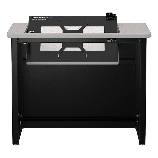 Versadesk Computer Desk, 24 in D X 29 in H, 36 in W X - RSD3624-BG
