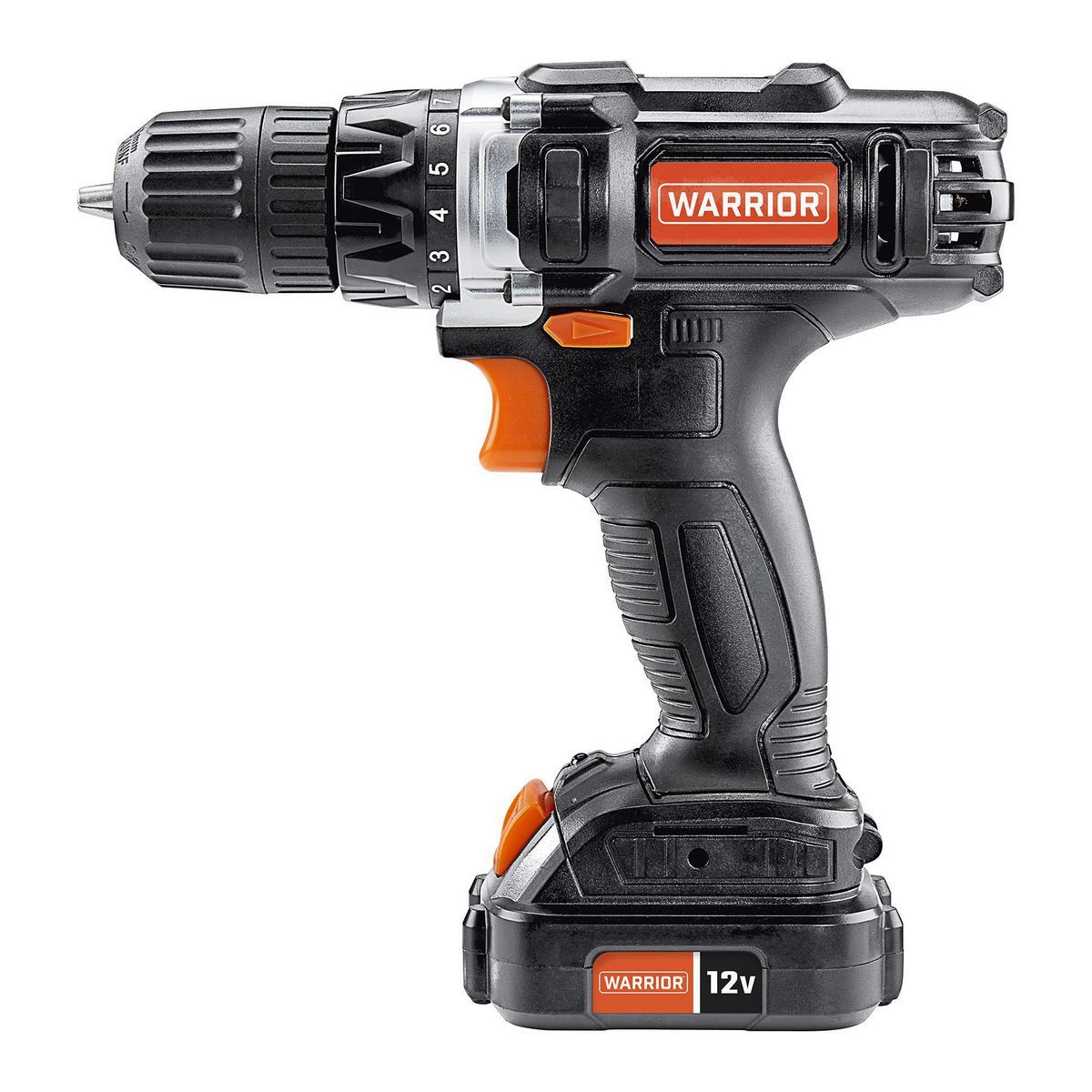 Kit combo de 2 herramientas Warrior 12V inalámbrico de 3/8 pulg. Taladro y linterna con batería y cargador - 57383