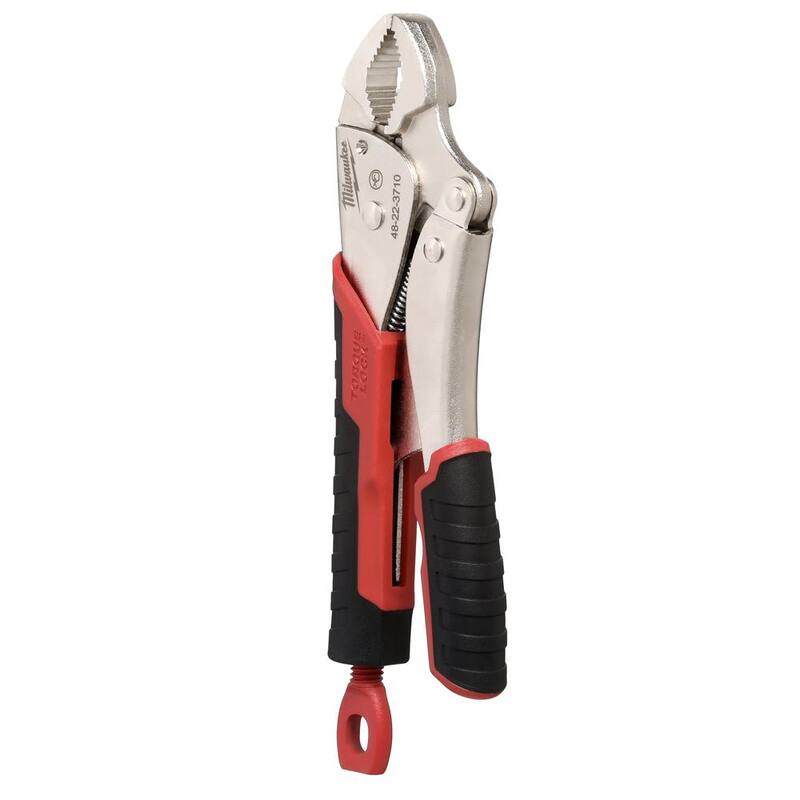 Pinzas de Bloqueo de Mandíbula Curva con Agarre de 10 pulgadas de Milwaukee con MaxBite - 48-22-3710