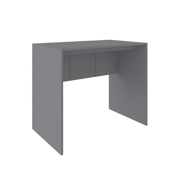 Designed To Furnish Cornelia Desk in Grey, 29.92 x 35.43 x 21.25 in. - DE3063204