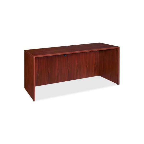 Sp Richards Lorell Credenza Shell - 60"W x 24"D x 29-1/2"H - Mahogany - Essentials Series - LLR69378