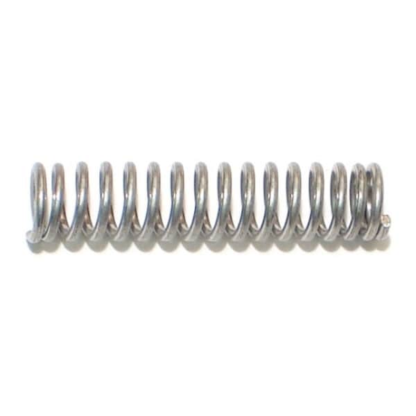 Midwest Fastener 1/4" x .035" x 1-1/8" Steel Compression Springs 1 12PK - 18664