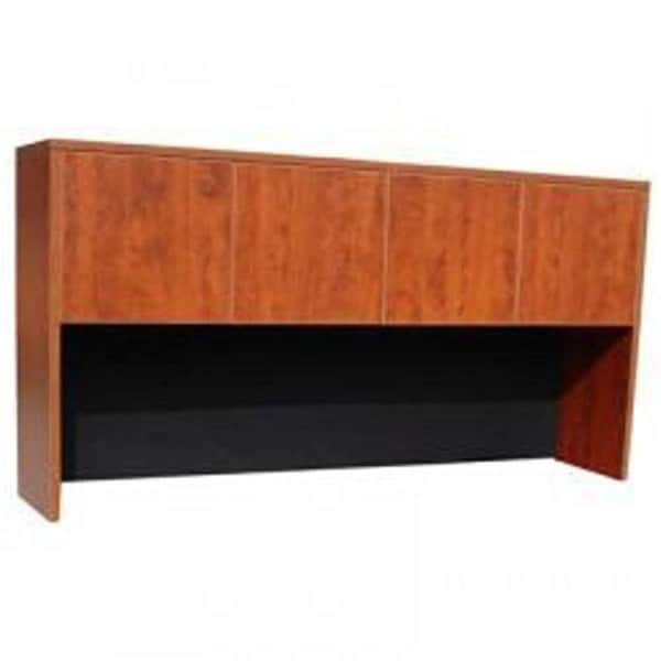 Norstar 65 x 15 x 36 in. Hutch with Doors Tackboard, Mocha - N140-MOC