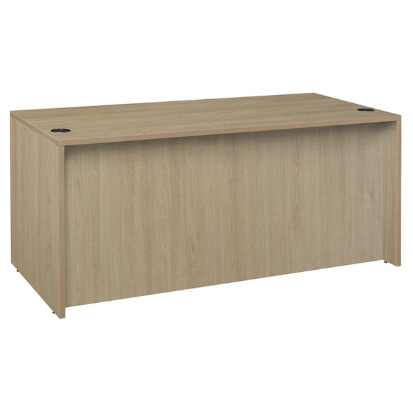 Regency Legacy 66 x 30 in. Executive Desk with Single Pedestal Drawer Unit- Noble Oak - LSP6630NO