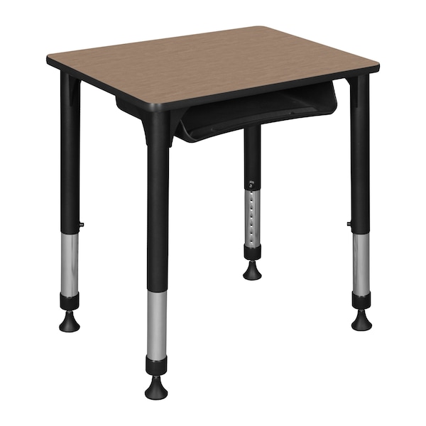 Regency Adjustable Height Classroom School Desk W/ Book Storage, 26 in W X Metal, Plastic, Laminate - RSDBX18526NO