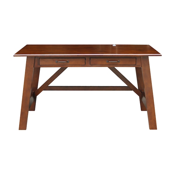 International Concepts Serendipity Desk with 2 Drawers, Espresso - OF581-69