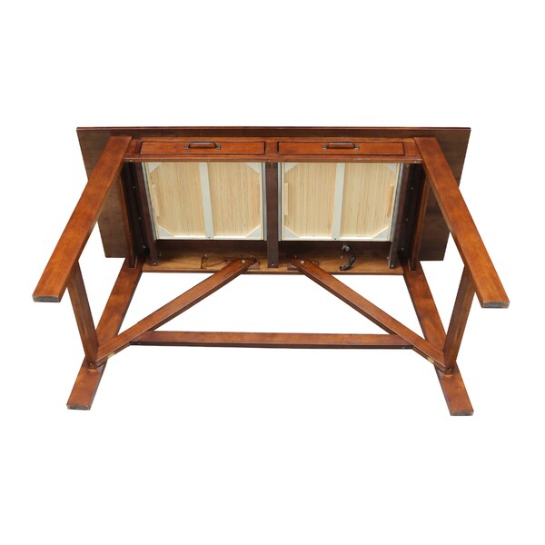 International Concepts Serendipity Desk with 2 Drawers, Espresso - OF581-69