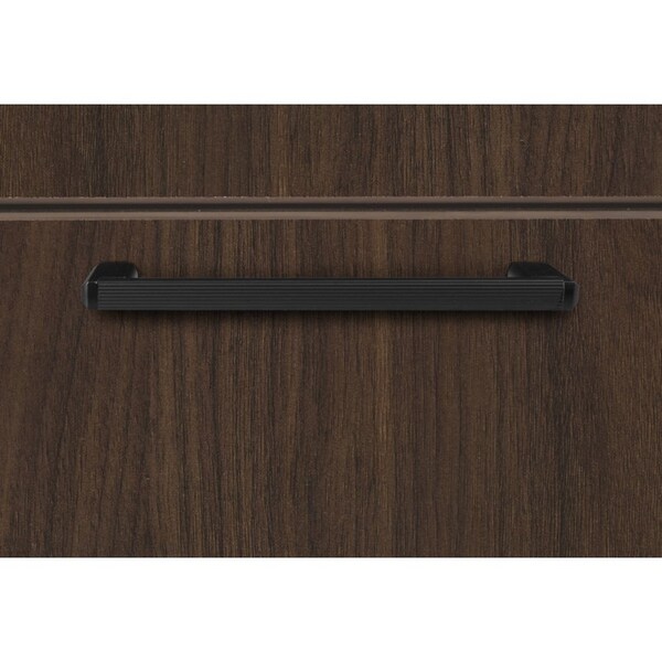 Regency Legacy 60 x 77'' L Desk with Single Full Pedestal Drawer Unit, Neo Walnut - LLDSPF603047NW