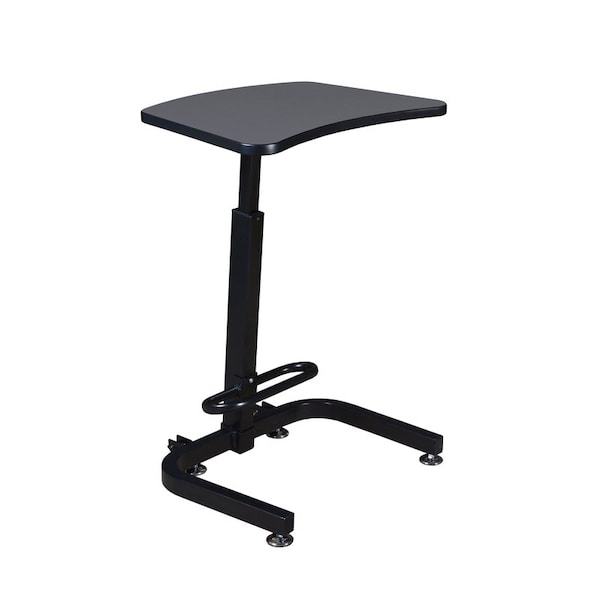 Brody Adjustable Desk Brody SitStand Desk, Gray, 20" D X 29.44" H, 26" W X Melamine Laminate, Gray - 1900GY