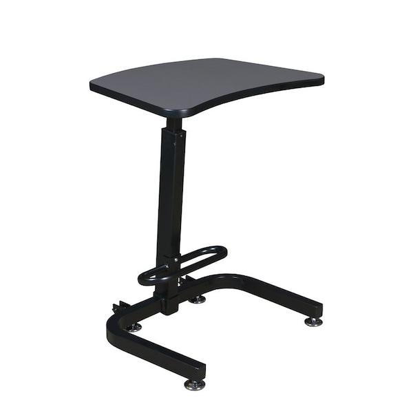 Brody Adjustable Desk Brody SitStand Desk, Gray, 20" D X 29.44" H, 26" W X Melamine Laminate, Gray - 1900GY