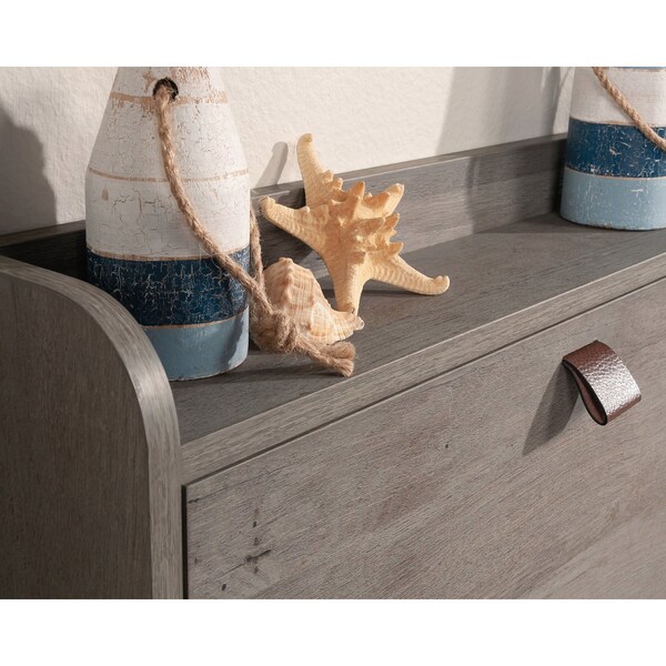 Sauder Wall Mount Desk, 5 in D X 18.5 in H, 24.8 in W X Engineered wood, Metal - 431224