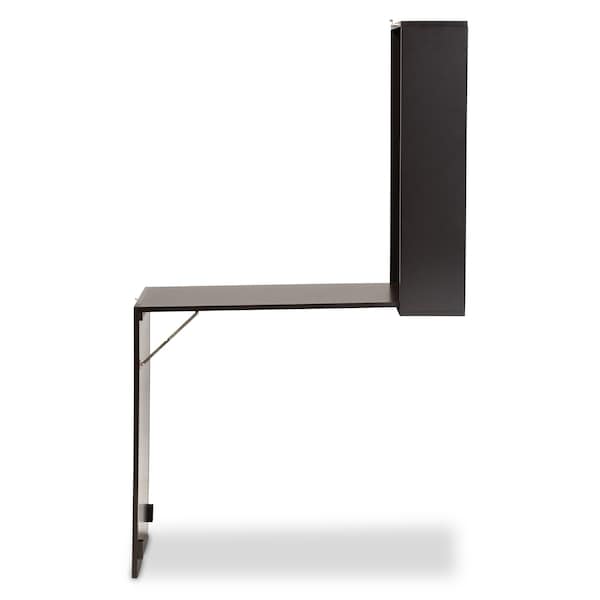 Baxton Studio 60.4 H, 36 W X mdf with nc paint, Dark Brown - 209-12394