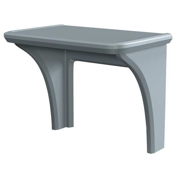 Cortech Wall Mount Desk Institutional Desk, 24" D X 29" H, 36" W X Laminate, Slate Blue - 7603SB