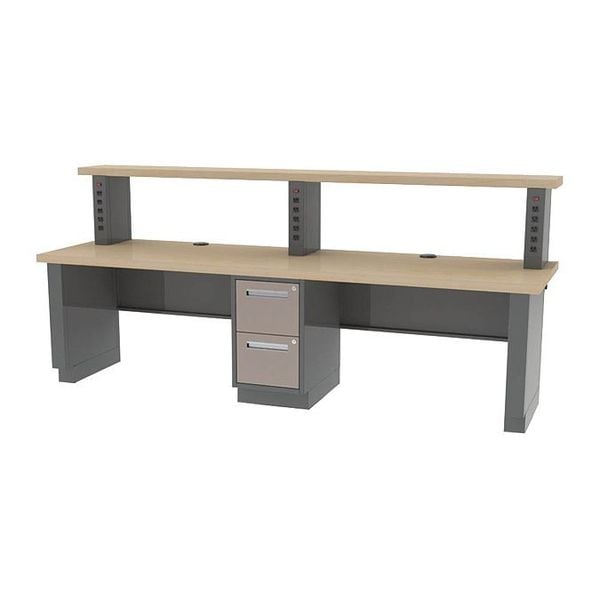 Greene Manufacturing Pre Engineered Work Stations Workstation, 30" D X 53-1/2" H, 108" W X Hardwood, Maple - DTL-9AFA-Z